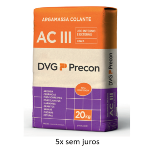 Argamassa colante ACIII cinza Precon - AC3