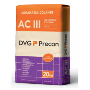 Argamassa colante ACIII cinza Precon - AC3