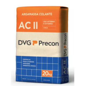 Argamassa colante AC II Cinza DVG Precon