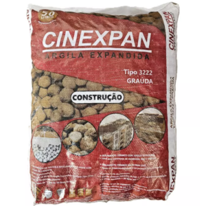 Argila Expandida 50L 3222 para lajes - Cinexpan