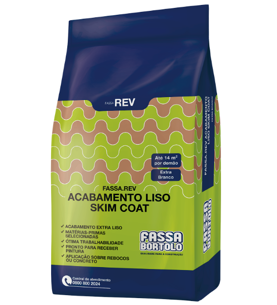 Argamassa Acabamento Liso Skim Coat Fassa Bortolo 10kg
